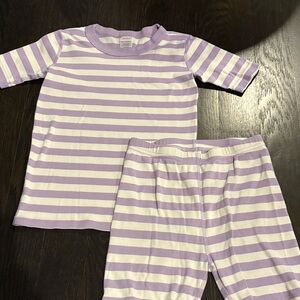 Hanna Andersson kids Short John Pajama set